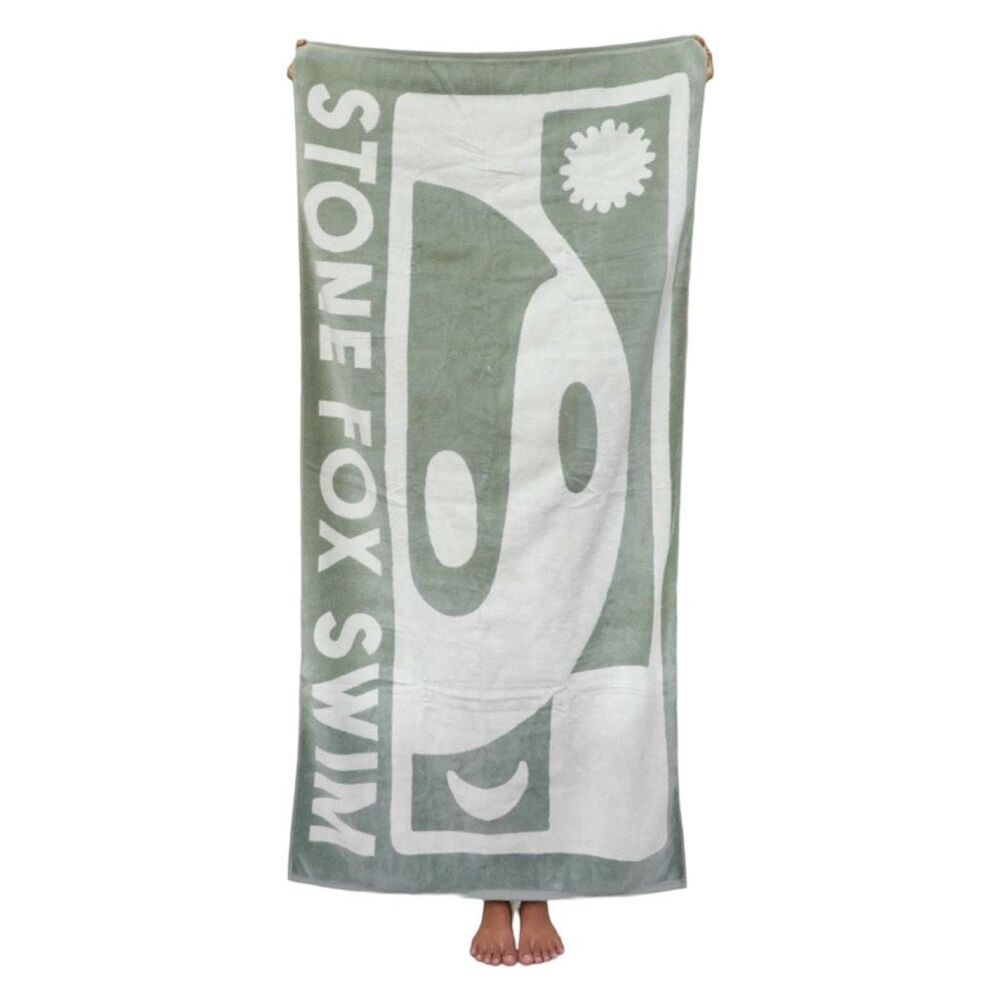 Stone Fox Swim Aloe Wash Beach Towel - 70” x 32”